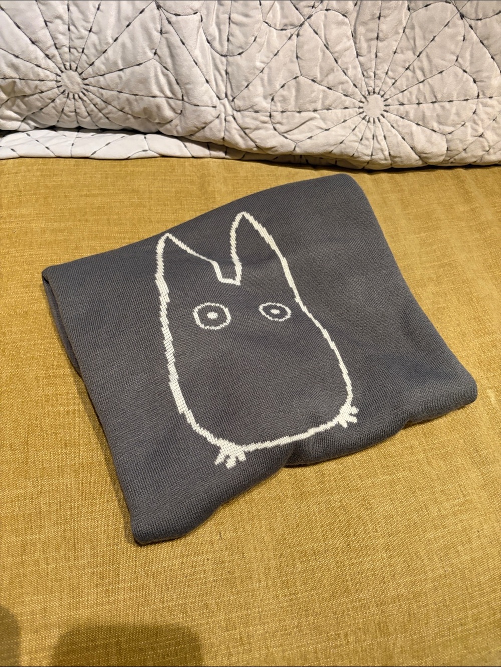 Studio Ghibli Totoro Women's XL Gray Sweater Her Universe cropped